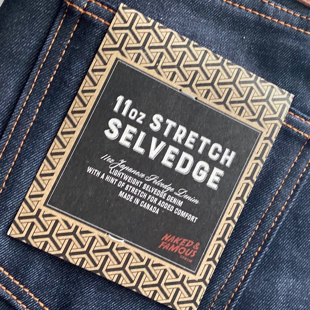 **SOLD OUT** NWT Naked & Famous Super Guy 11oz Stretch Denim - Picture 6 of 12